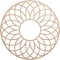 Ekena Millwork Cannes Wood Fretwork Pierced Ceiling Medallion, Alder, 34"OD x 11 5/8"ID x 3/8"T CMWP34X34X0375CNAL - alternate 1